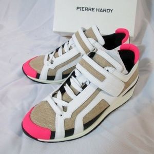 NEW PIERRE HARDY JUTA/GUM CALF Sneaker